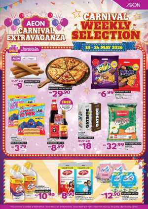 AEON Carnival Weekly Selection Offers May 2026 flyer cover