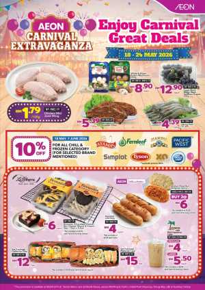 AEON Carnival Great Deals Malaysia May 2026 flyer cover