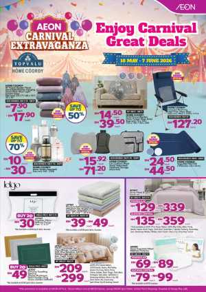 AEON Home Coordy Carnival Deals 2026 flyer cover