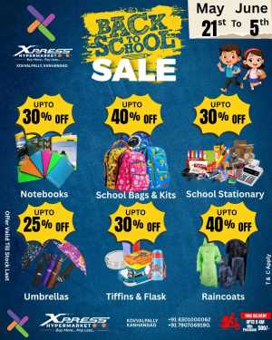 Back to School Sale flyer cover