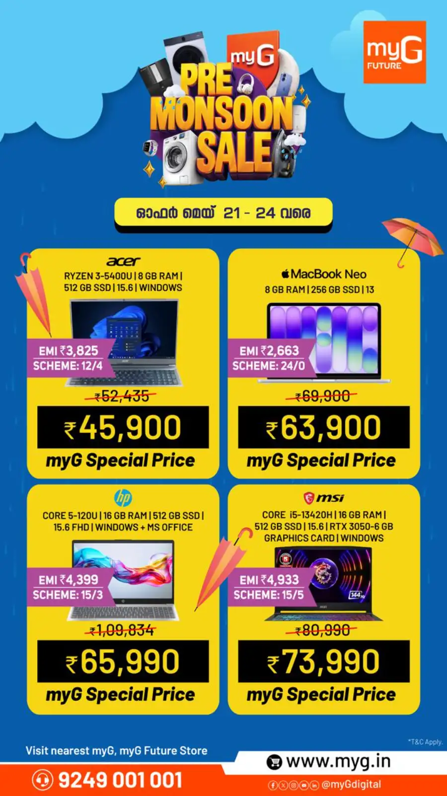 myG Pre Monsoon Sale Offers | Save Up to 70% May 2026 page 9