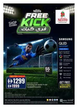 Samsung 55" QLED TV Deal | Save 35% Off Until June 3rd flyer cover