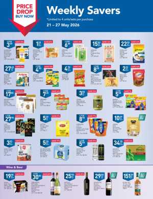 Fairprice Weekly Savers Price Drop | Save up to 50% Off | May 2026 flyer cover