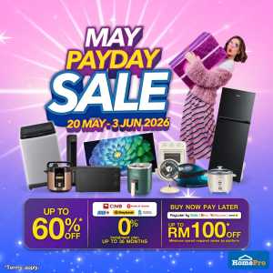 HomePro May Payday Sale | Up to 60% Off flyer cover