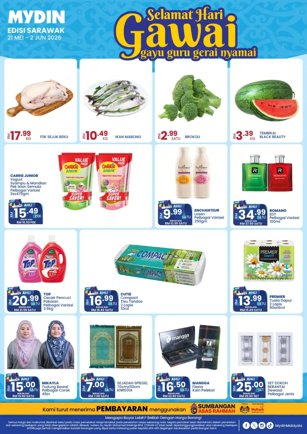 Mydin Sarawak Hari Gawai Sale | Save Up to 28% page 1