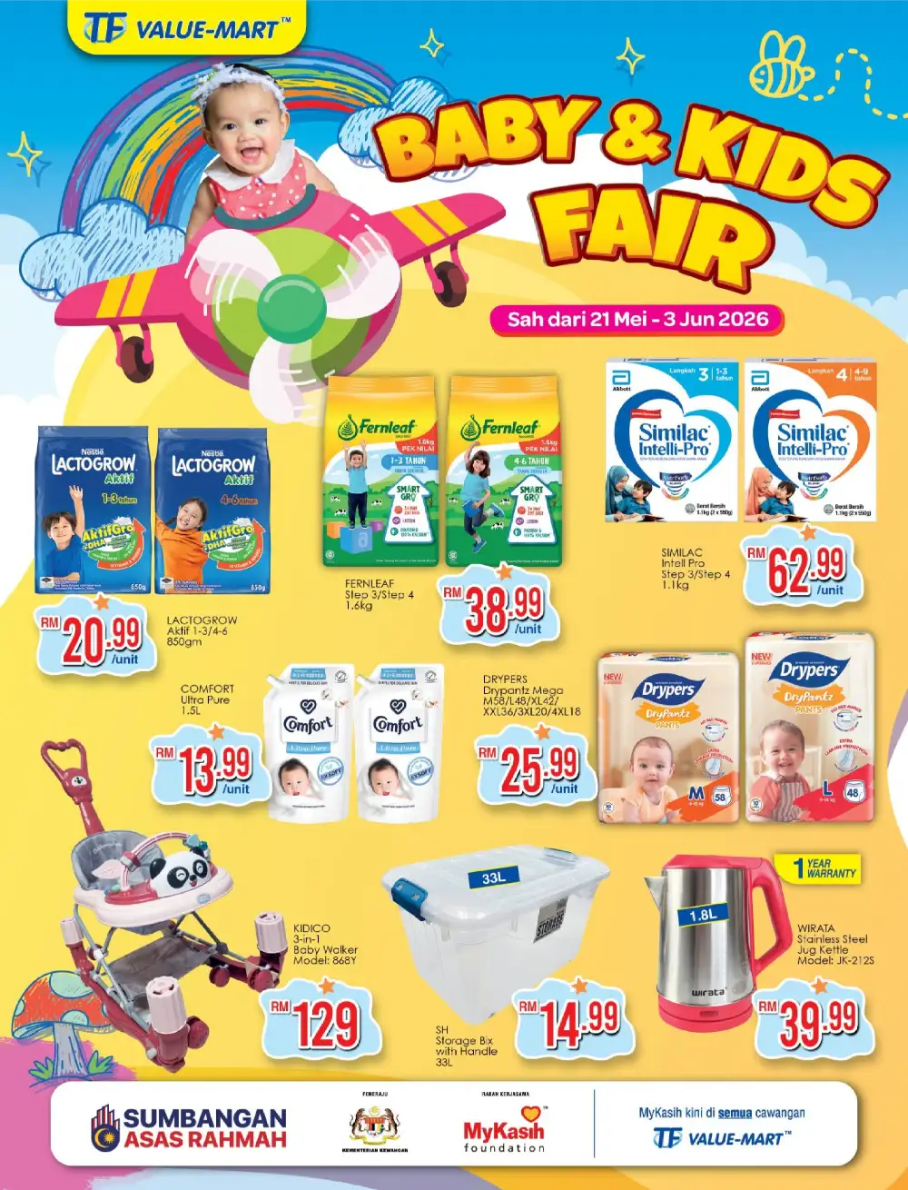 TF Value-Mart Baby & Kids Fair Deals Up to 50% Off page 1