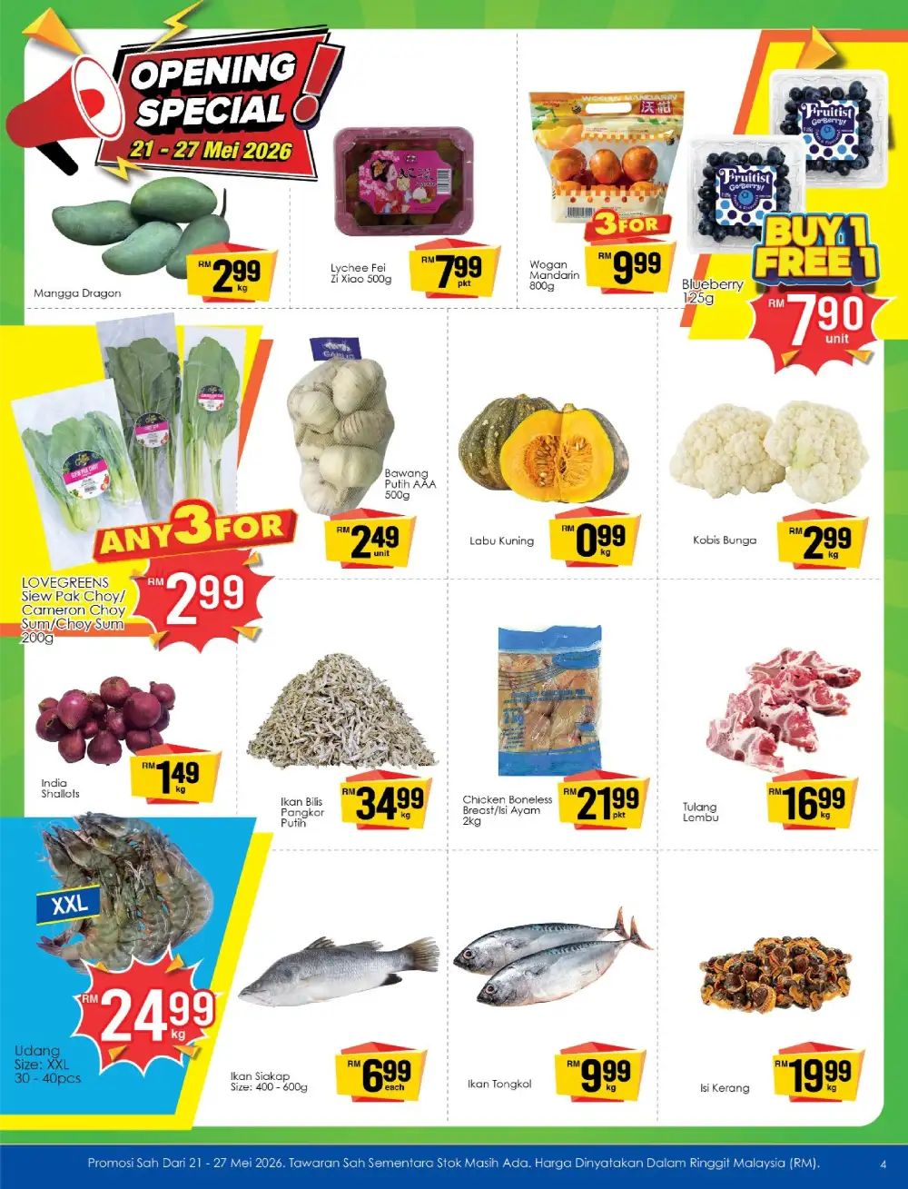 TF Value-Mart Simpang Ampat Grand Opening Offers page 4