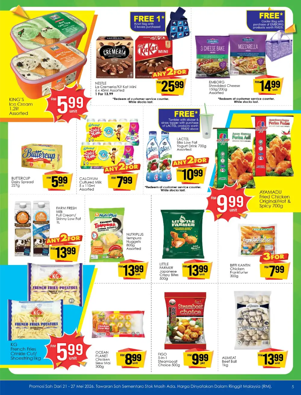 TF Value-Mart Simpang Ampat Grand Opening Offers page 5