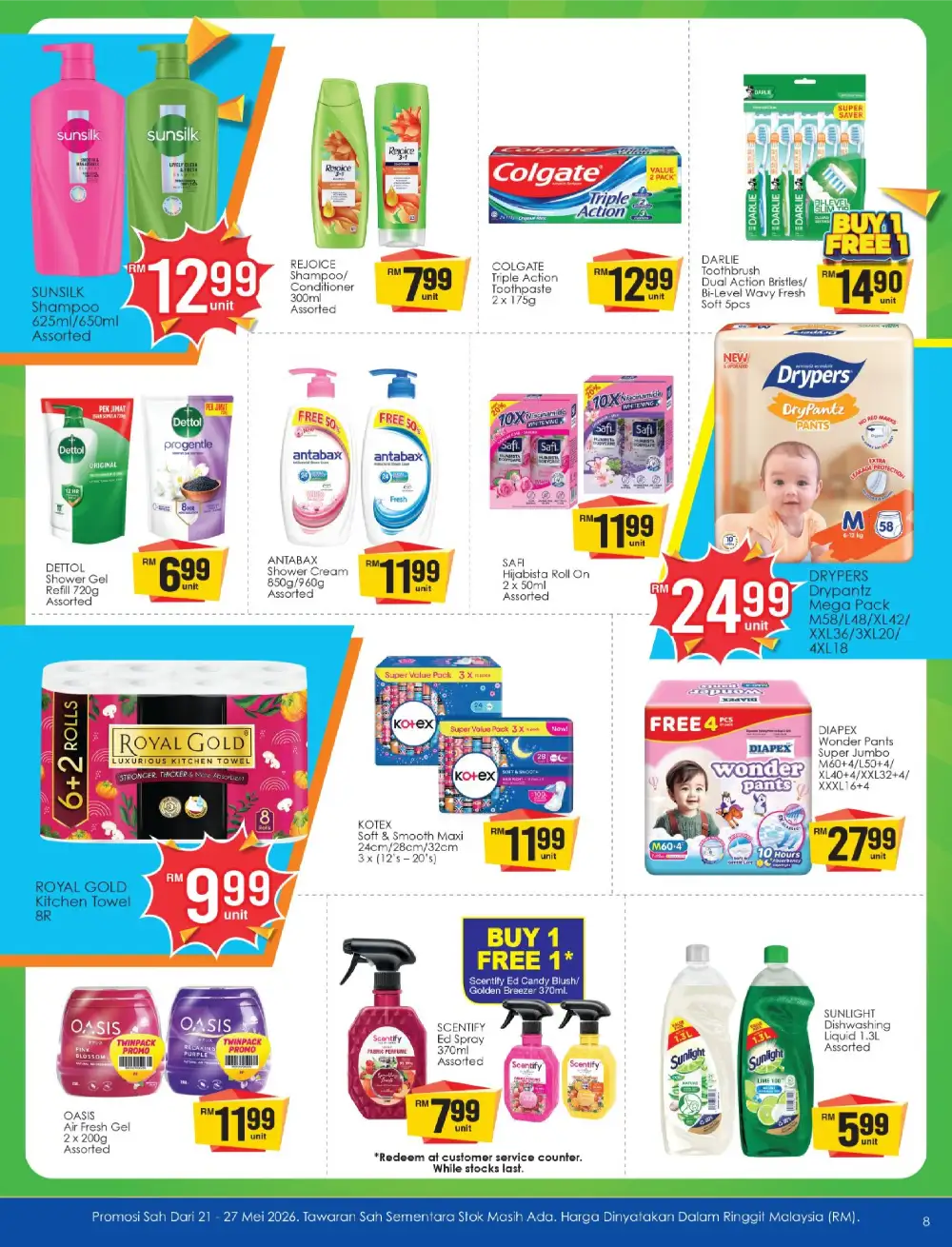 TF Value-Mart Simpang Ampat Grand Opening Offers page 8