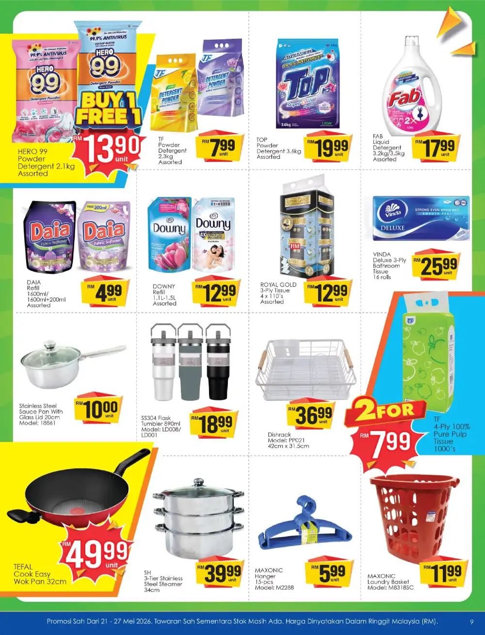 TF Value-Mart Simpang Ampat Grand Opening Offers page 9