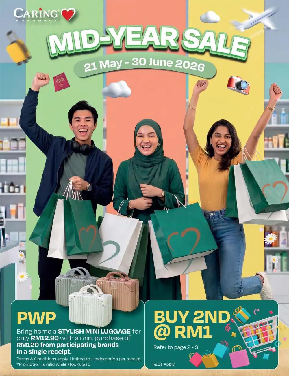 CARiNG Pharmacy Mid-Year Sale Up to 70% Off page 1