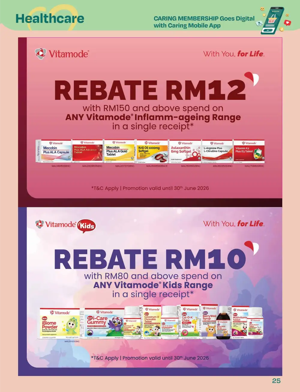 CARiNG Pharmacy Mid-Year Sale Up to 70% Off page 25