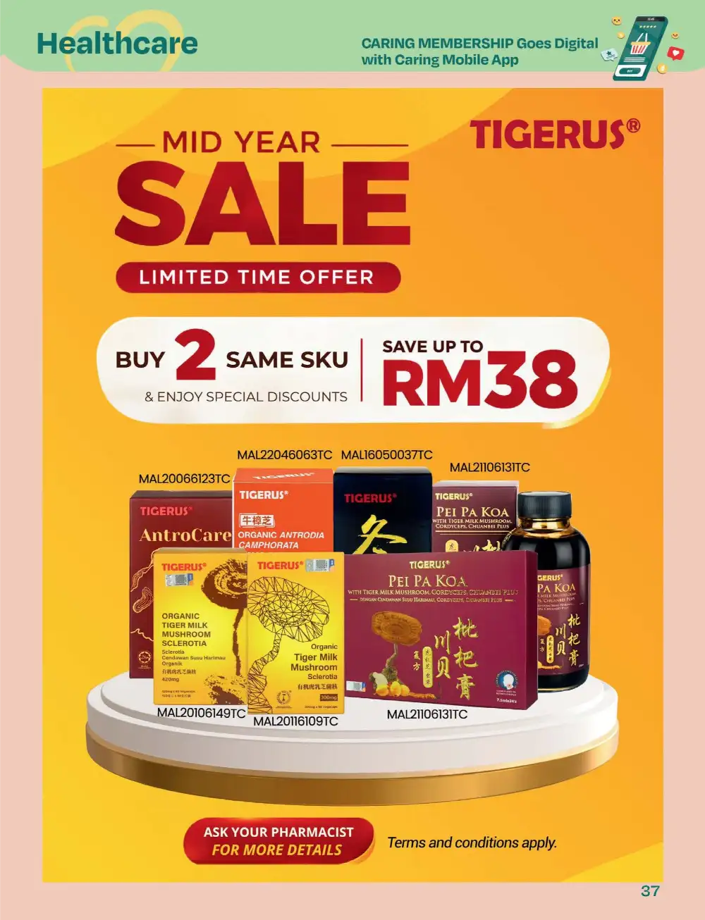 CARiNG Pharmacy Mid-Year Sale Up to 70% Off page 37