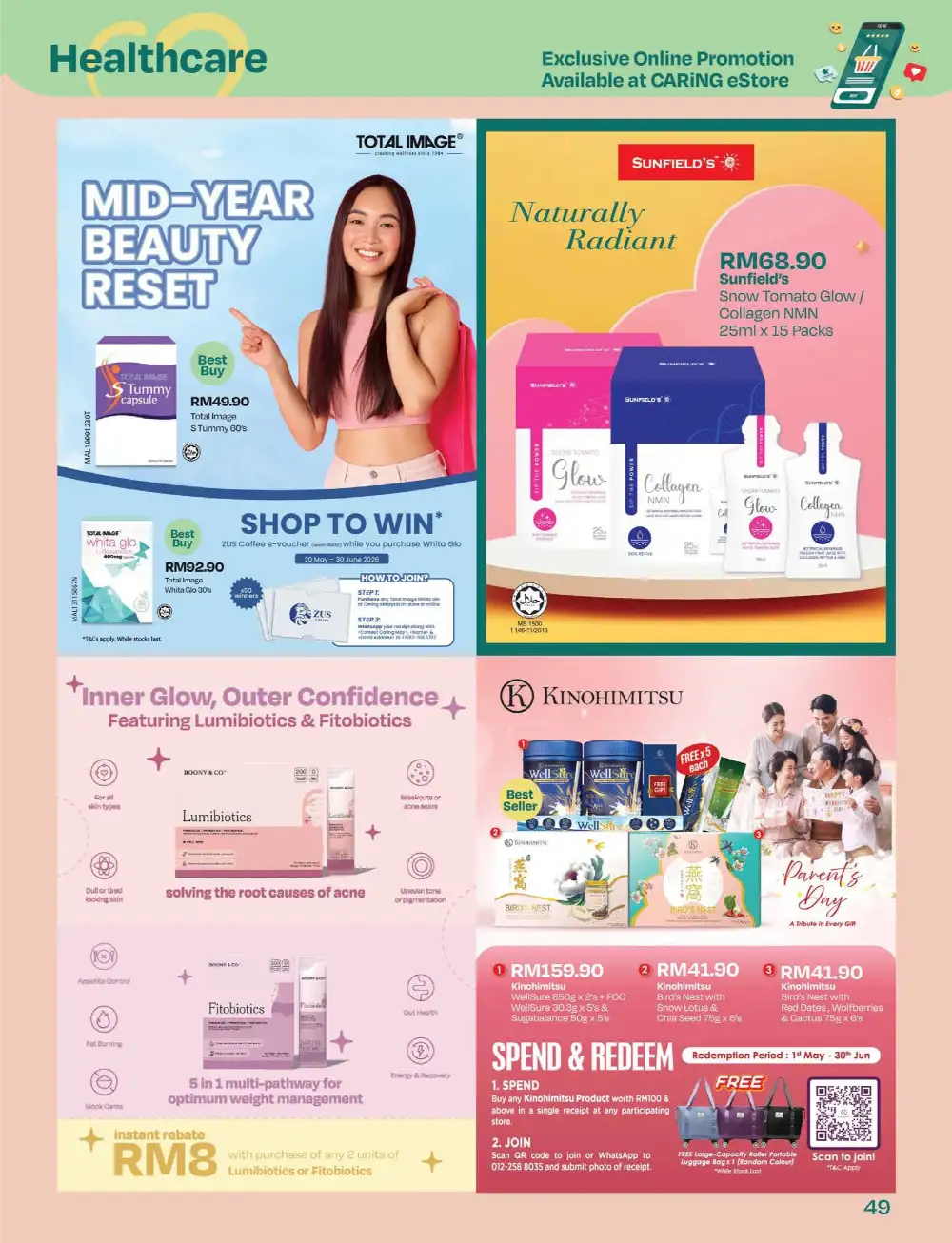 CARiNG Pharmacy Mid-Year Sale Up to 70% Off page 49