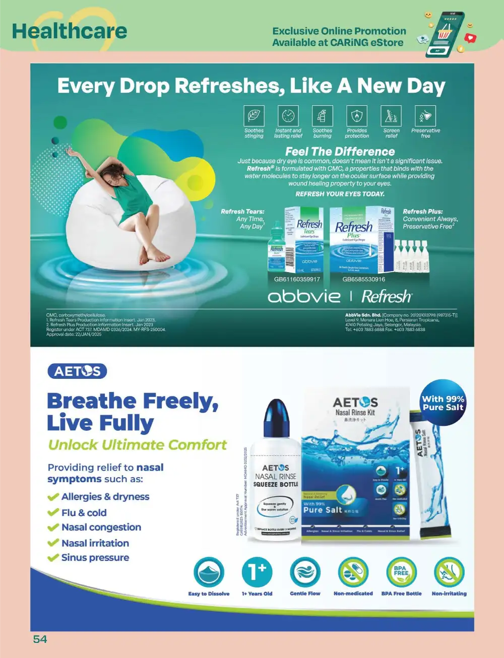 CARiNG Pharmacy Mid-Year Sale Up to 70% Off page 54