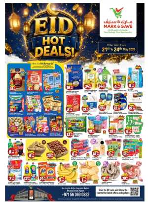 Mark & Save Eid Hot Deals Up to 50% Off flyer cover