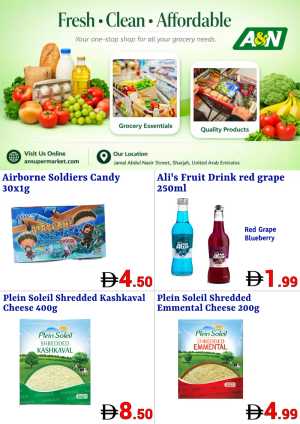 A&N Supermarket Grocery Deals Sharjah UAE flyer cover