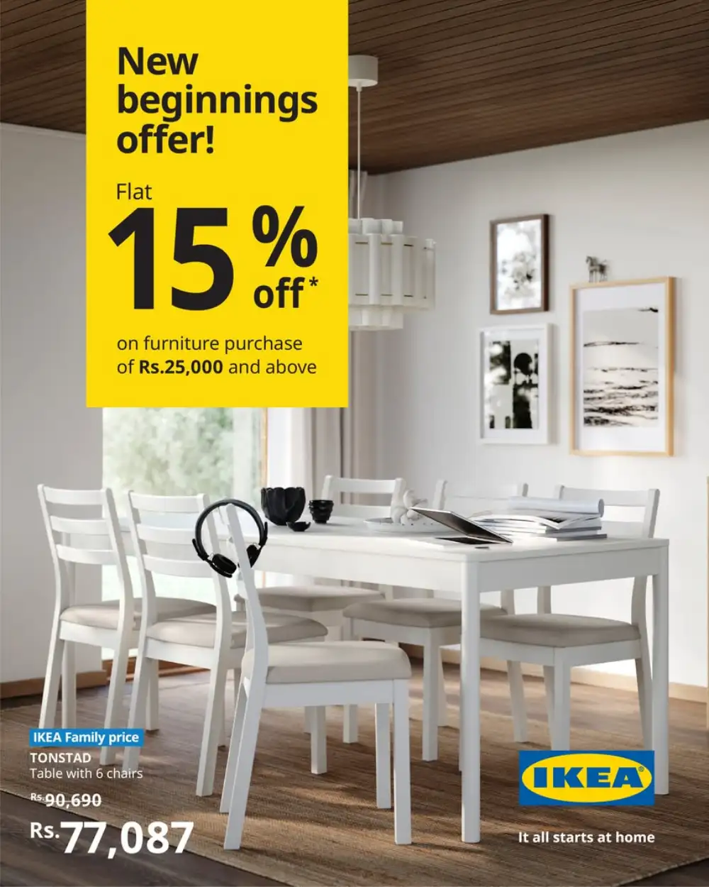 IKEA New Beginnings Offer Flat 15% Off | 2026 page 1