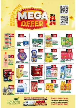 Riviera Supermarket Mega Offer | May 2026 flyer cover