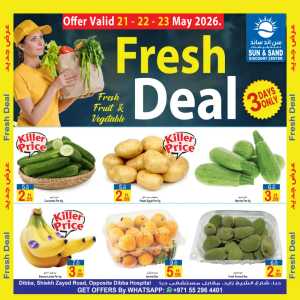 Sun & Sand Fresh Deal Offers 2026 flyer cover