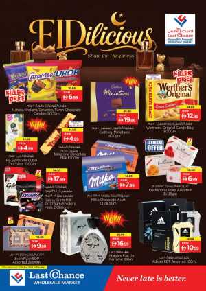 Last Chance Eid Deals 2026: Half Price Chocolates & Perfume flyer cover