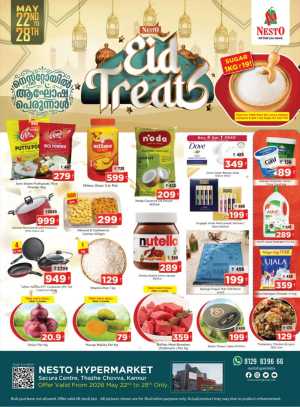 Nesto Eid Treats Offers 2026 Up To 55% Off flyer cover