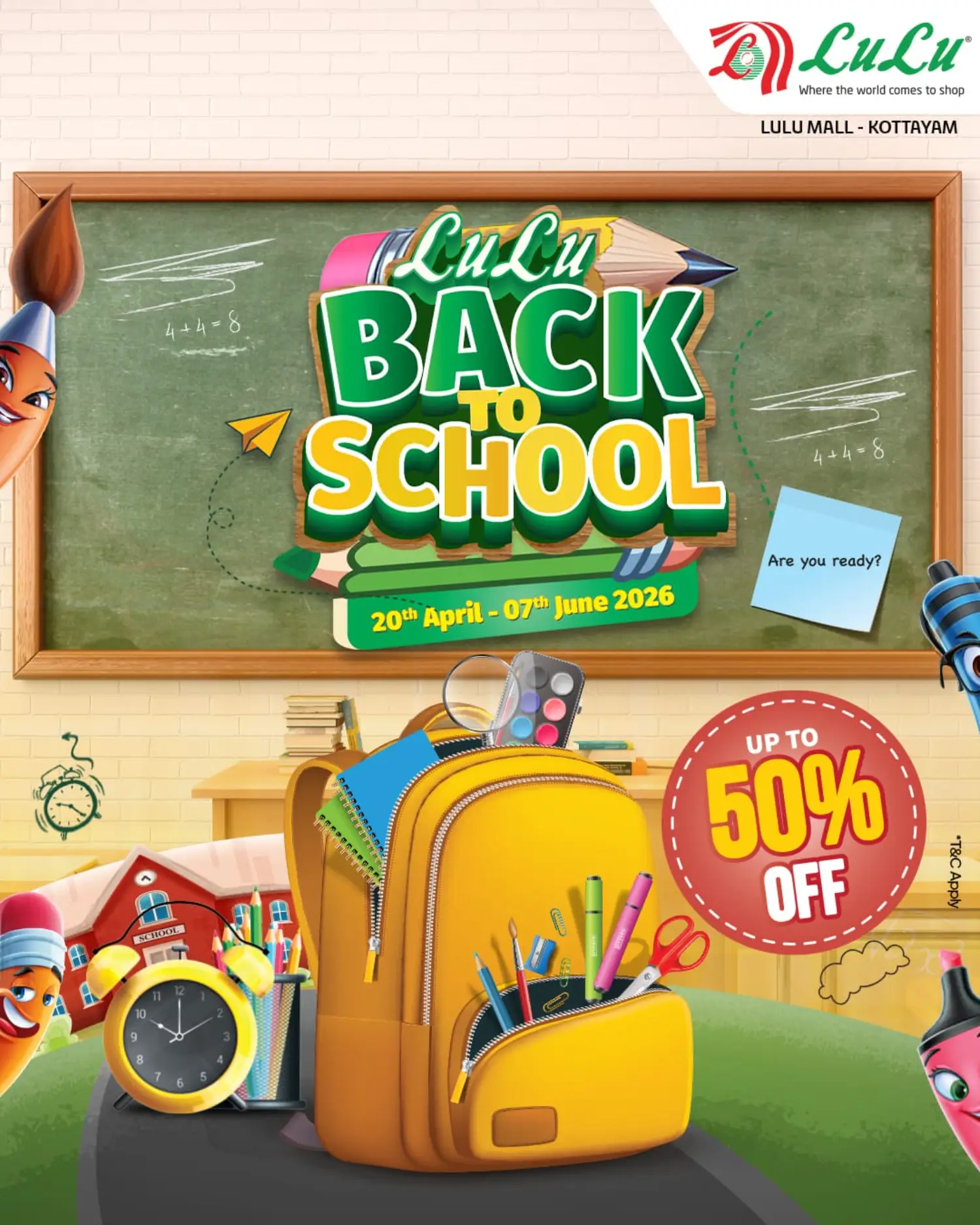 LuLu Back To School Offers 2026 Up to 50% Off page 1