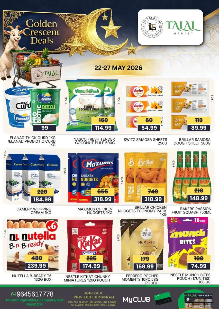 Talal Market Eid Golden Crescent Deals page 11