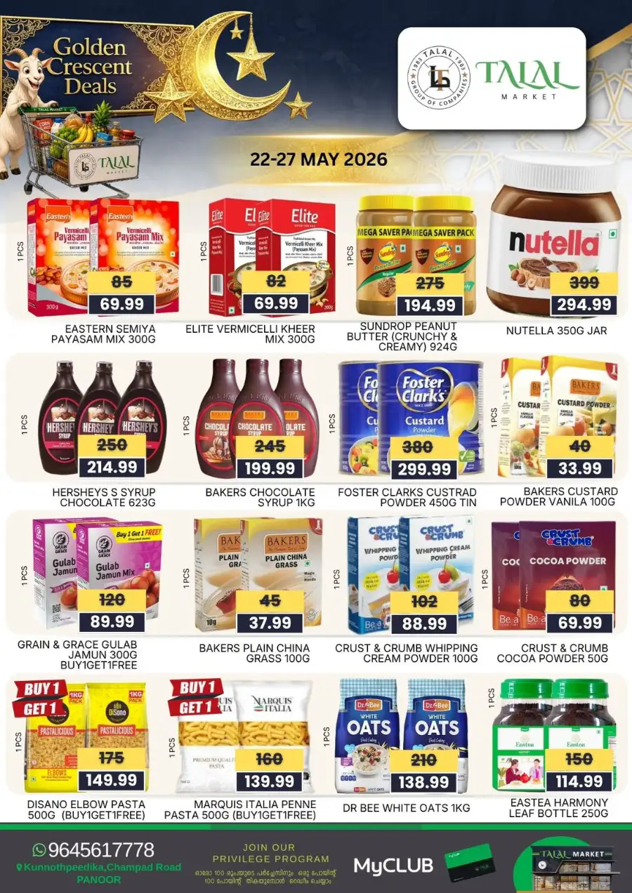 Talal Market Eid Golden Crescent Deals page 15
