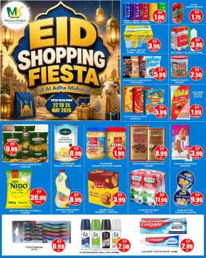 Makkah Market Eid Deals Up to 50% Off | Shop Now flyer cover
