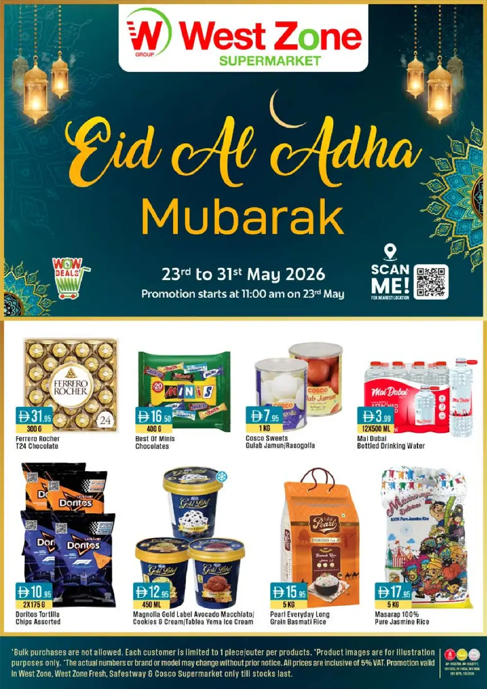 West Zone Eid Al Adha Offers UAE | Deals Till 31 May page 1