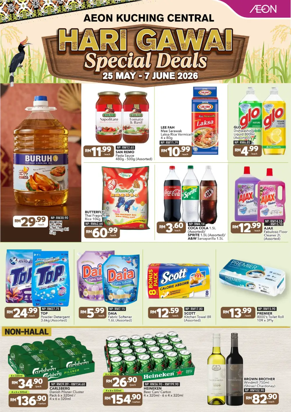 AEON Kuching Central Hari Gawai Special Deals page 2