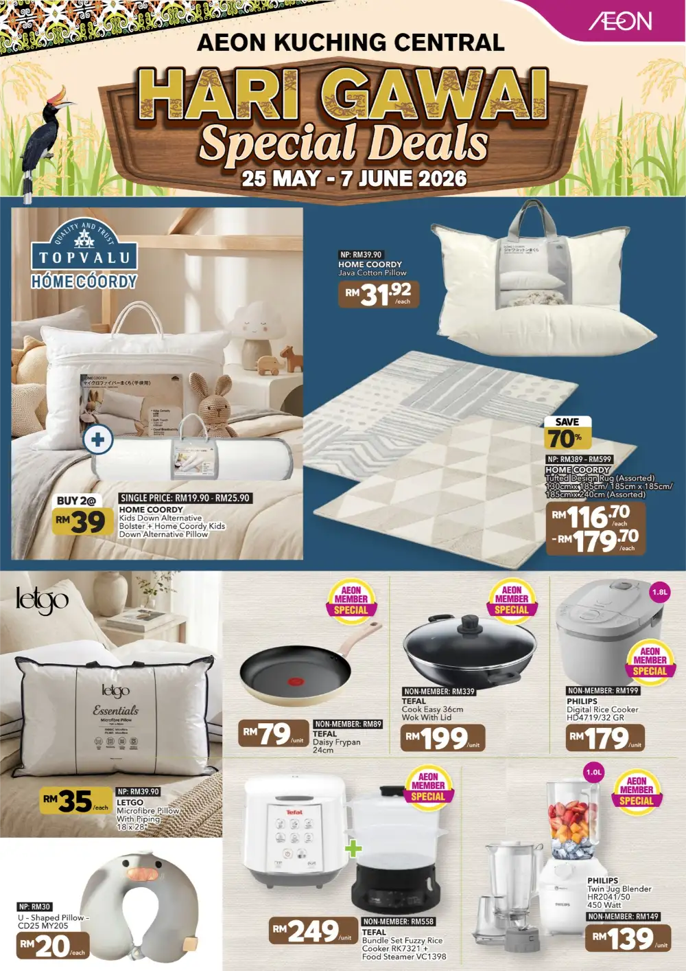 AEON Kuching Central Hari Gawai Special Deals page 3