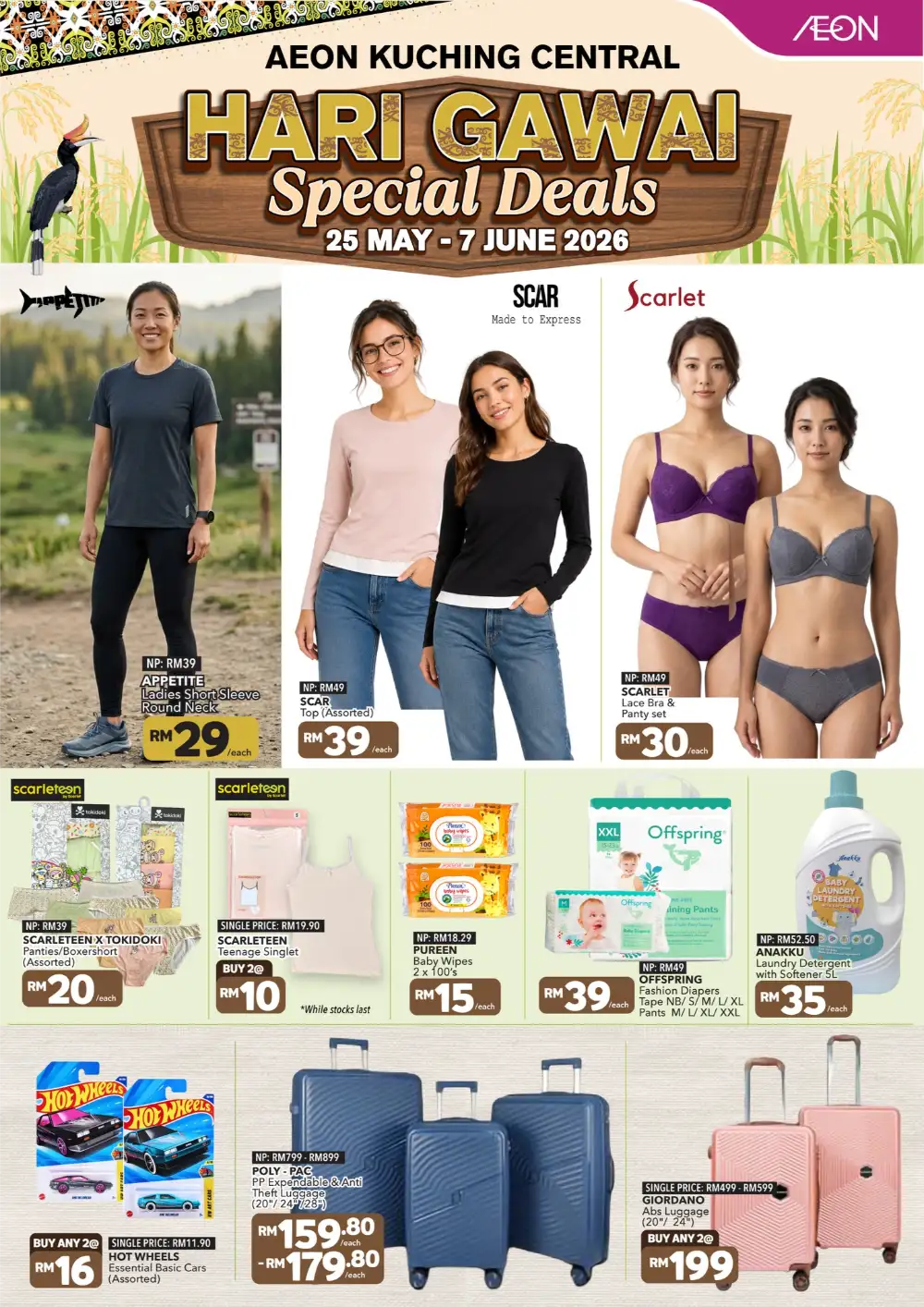AEON Kuching Central Hari Gawai Special Deals page 4