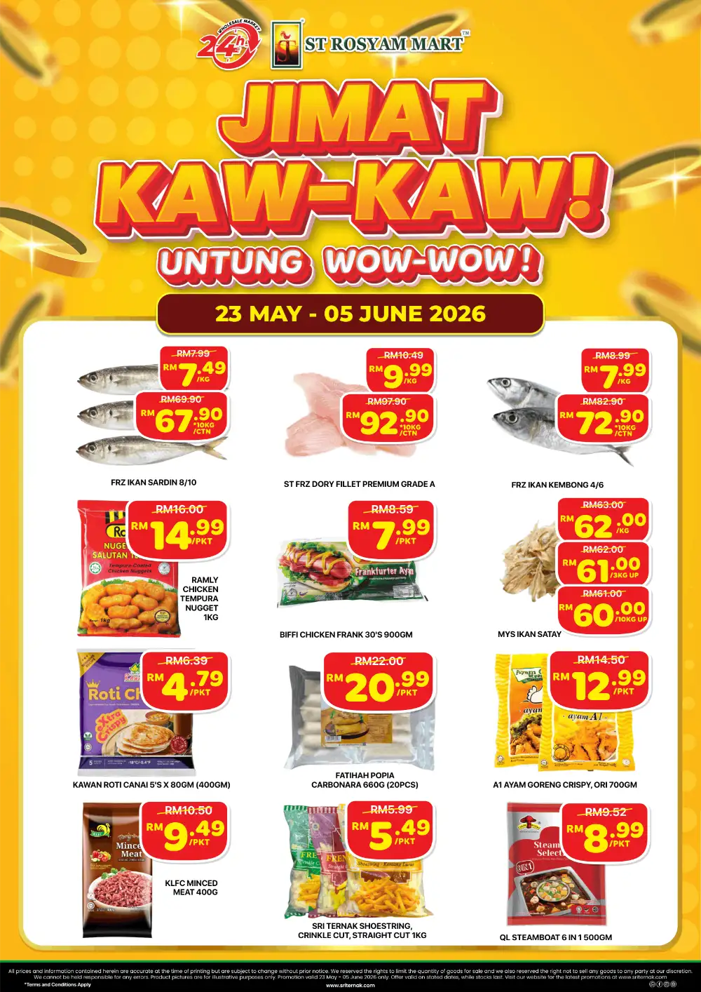 ST Rosyam Mart Jimat Kaw Kaw Deals June 2026 page 1