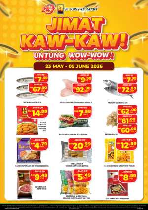 ST Rosyam Mart Jimat Kaw Kaw Deals June 2026 flyer cover