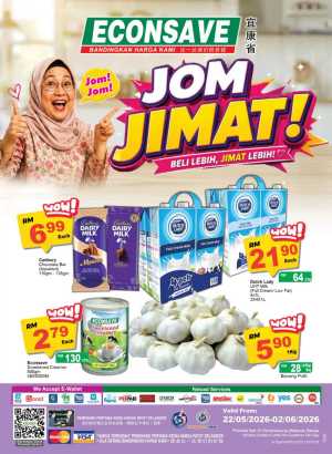 Econsave Jom Jimat Offers 2026 | Live Promotion flyer cover