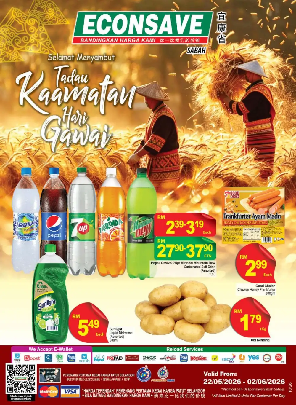 Econsave Sabah Kaamatan Gawai Deals 2026 page 1