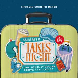Metro Summer Travel Luggage Collection 2026 flyer cover