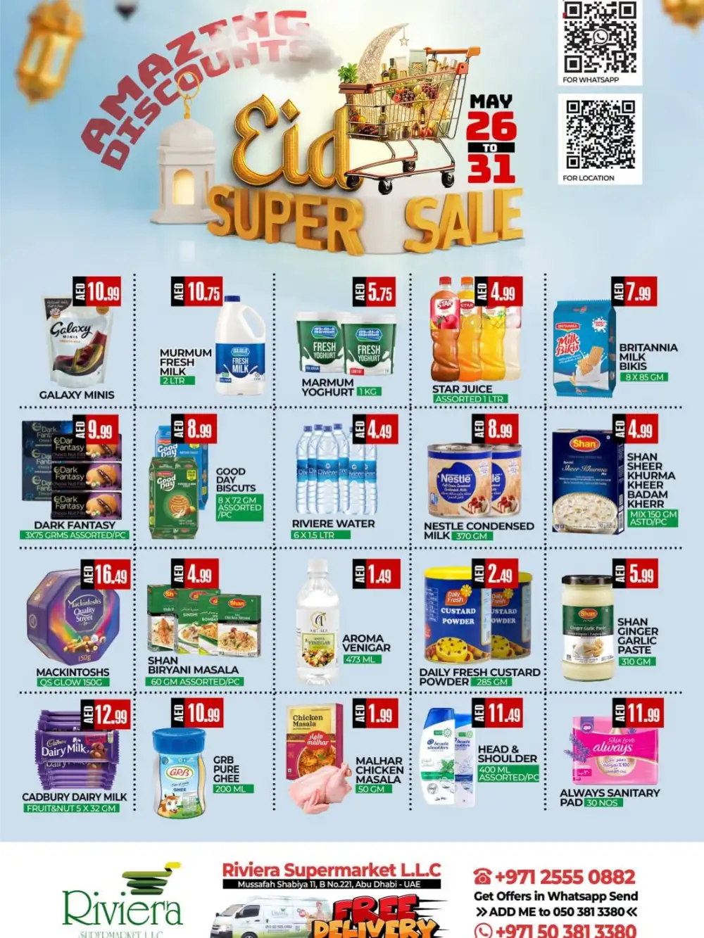 Riviera Supermarket Eid Super Sale 2026 – Latest Offers page 1