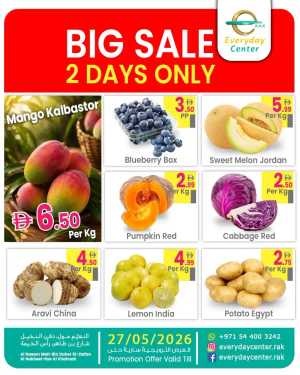 Everyday Center Big Sale 2 Days Leaflet Promotion 2026 flyer cover