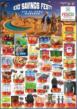 Fesco Eid Savings Flyer 2026: Valid Until May 31! flyer cover