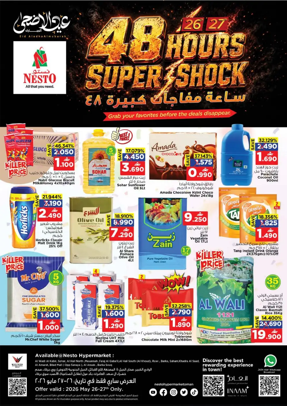 Nesto Hypermarket 48 Hours Super Shock Deals 2026 page 1