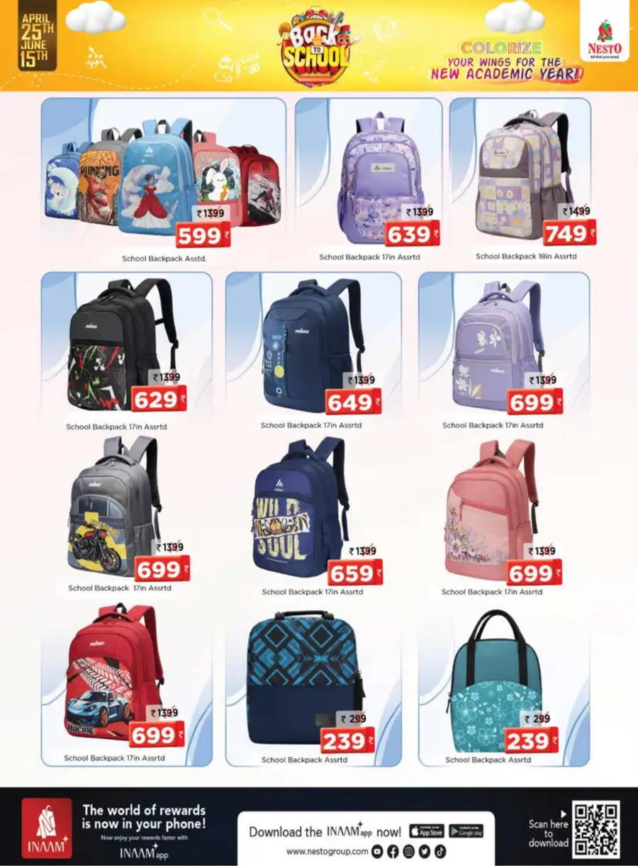 Nesto Back to School Offers 2026 | Bags & Stationery Deals page 5