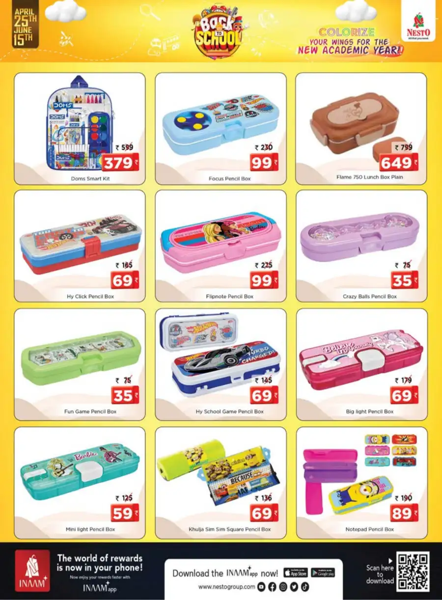Nesto Back to School Offers 2026 | Bags & Stationery Deals page 7