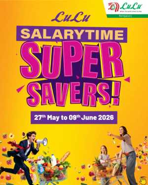 LuLu Salarytime Super Savers  | Save Big! flyer cover