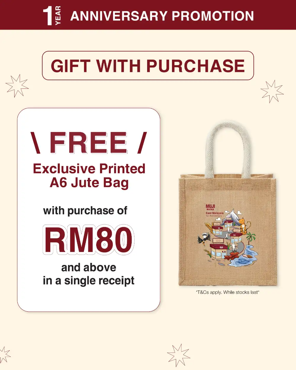 MUJI Malaysia Anniversary Promotion | Free Jute Bag Offer page 2