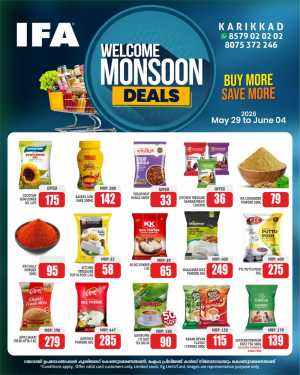 IFA Karikkad Monsoon Deals | Special Offers 31-4 Jun flyer cover