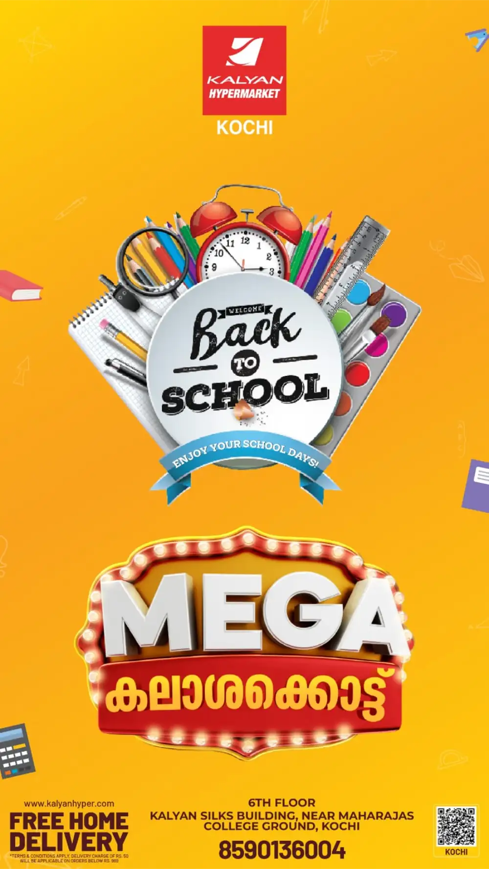 Kalyan Hypermarket Kochi Back to School Mega Offers 2026 page 1