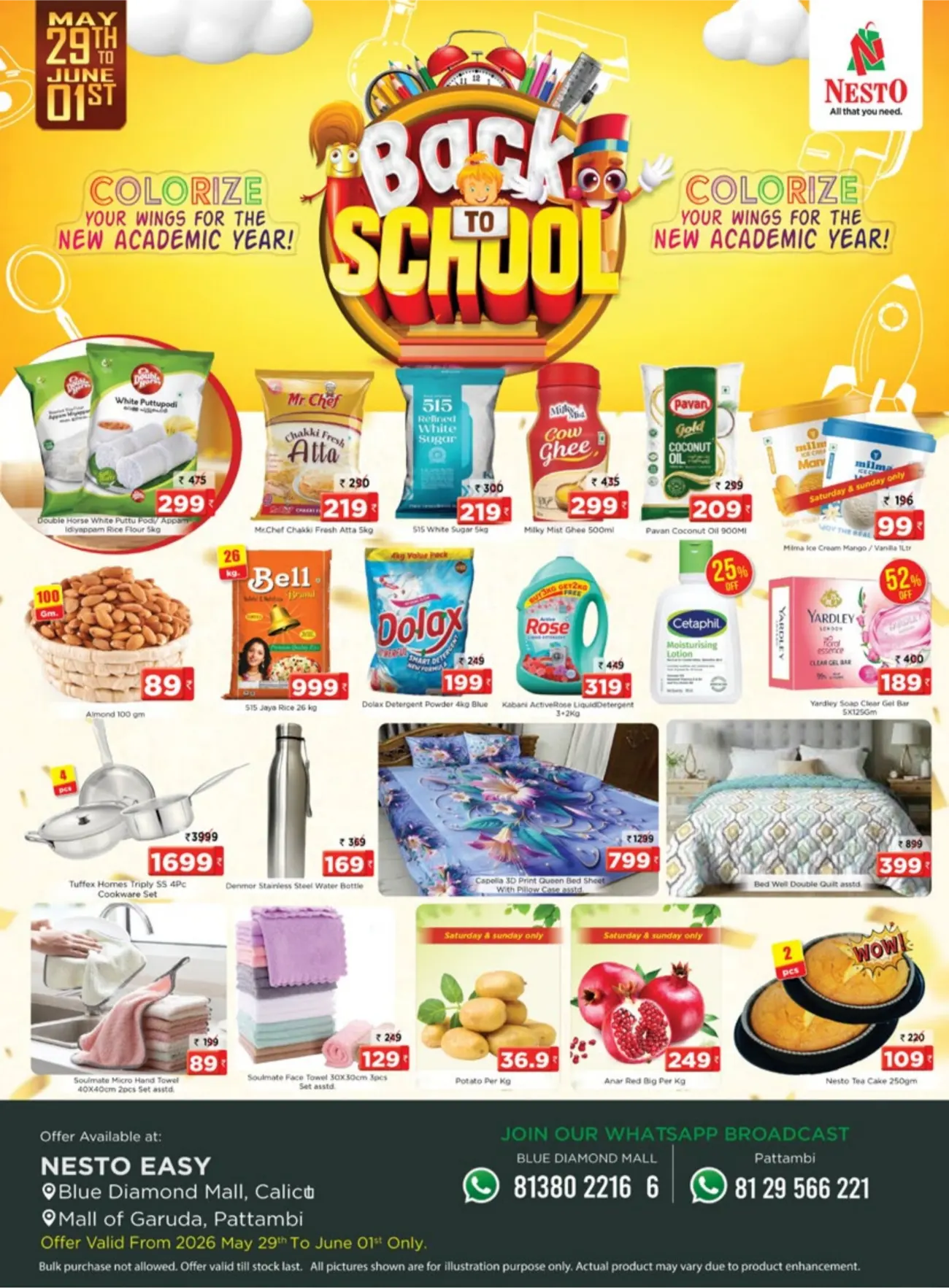 Nesto Easy Back to School Offers | Pattambi Flyer page 1